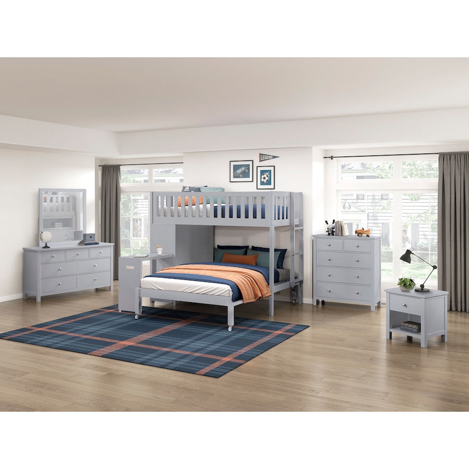  gray kids bedroom   