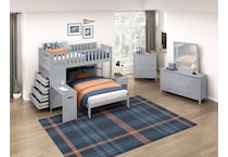  gray kids bedroom   