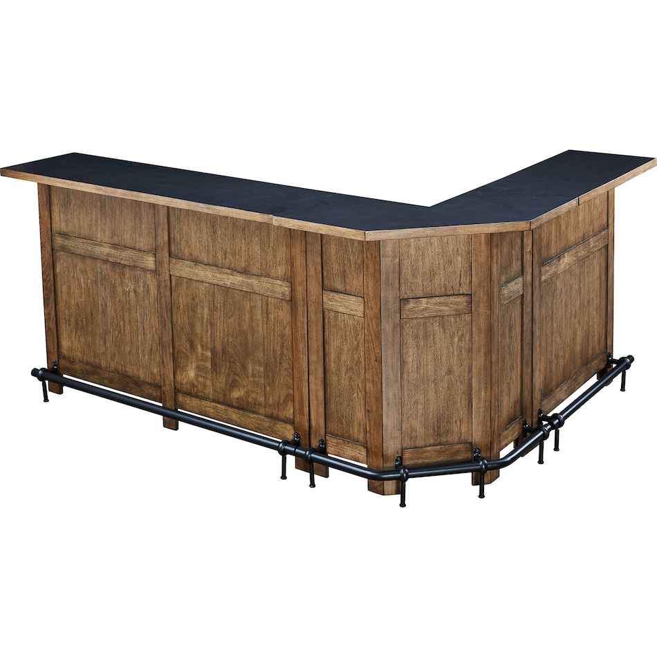  brown pub   bar units   stools   