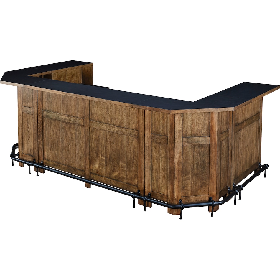  brown pub   bar units   stools   