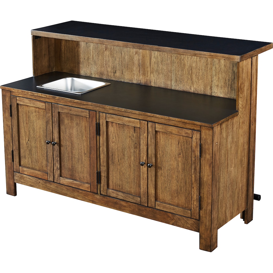  brown pub   bar units   stools   