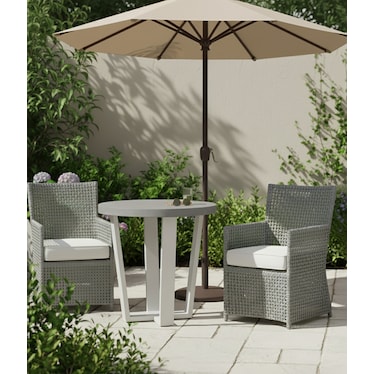 Sandpoint South Beach 3 Piece Outdoor Dining Set