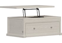  white occasional tables all   