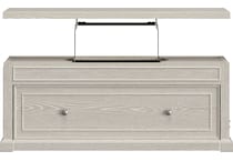  white occasional tables all   