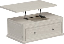  white occasional tables all   