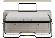  white occasional tables all   