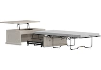  white occasional tables all   