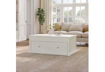  white occasional tables all   