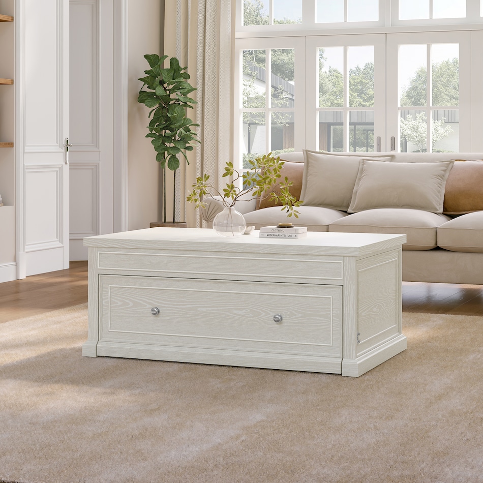  white occasional tables all   