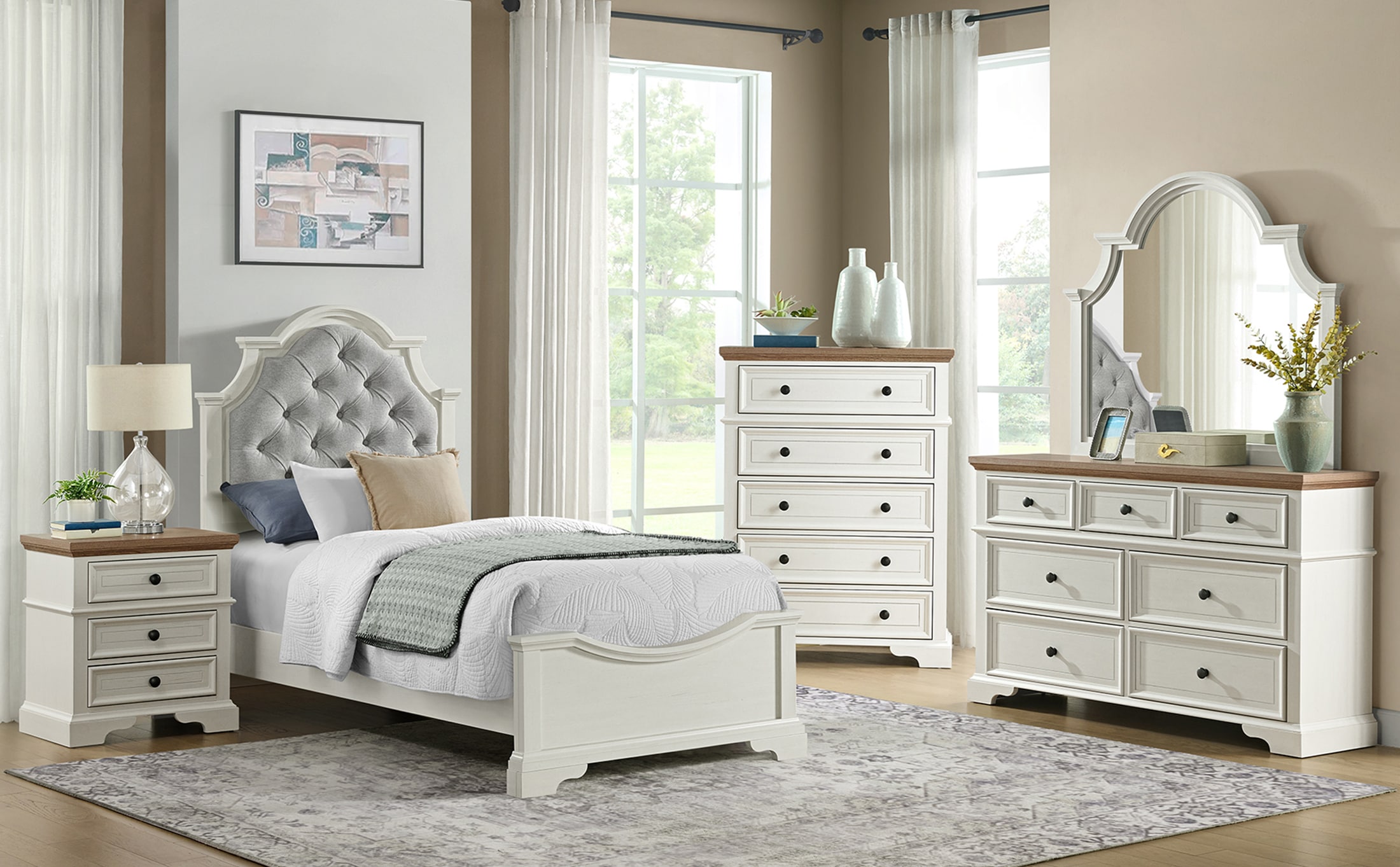 Eastwood 5 Piece Twin Bedroom