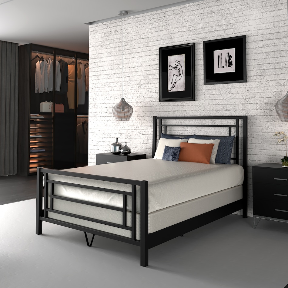  black metal beds   