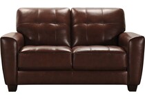  brown loveseat   