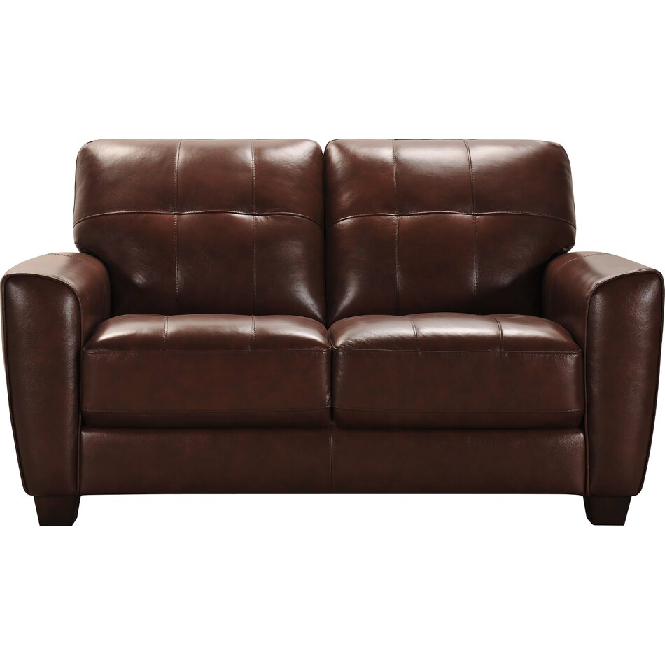  brown loveseat   