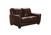  brown loveseat   