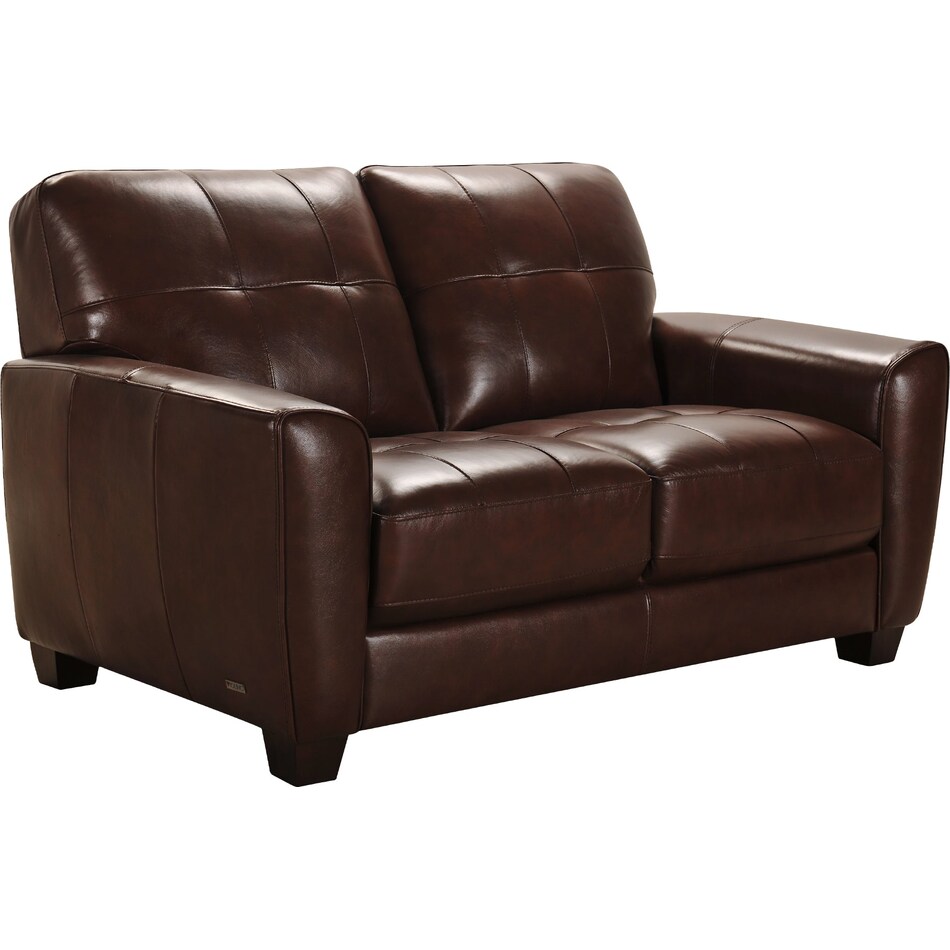  brown loveseat   