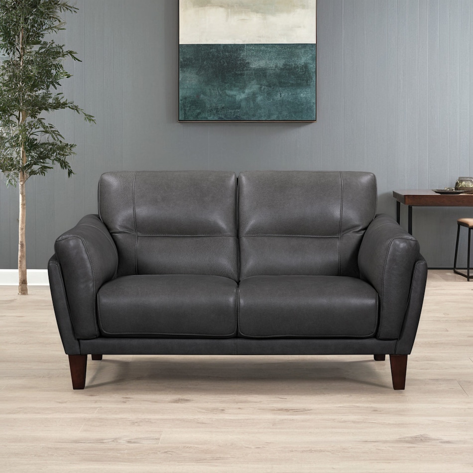  brown loveseat   