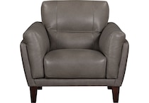  gray leather   