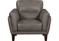  gray leather   