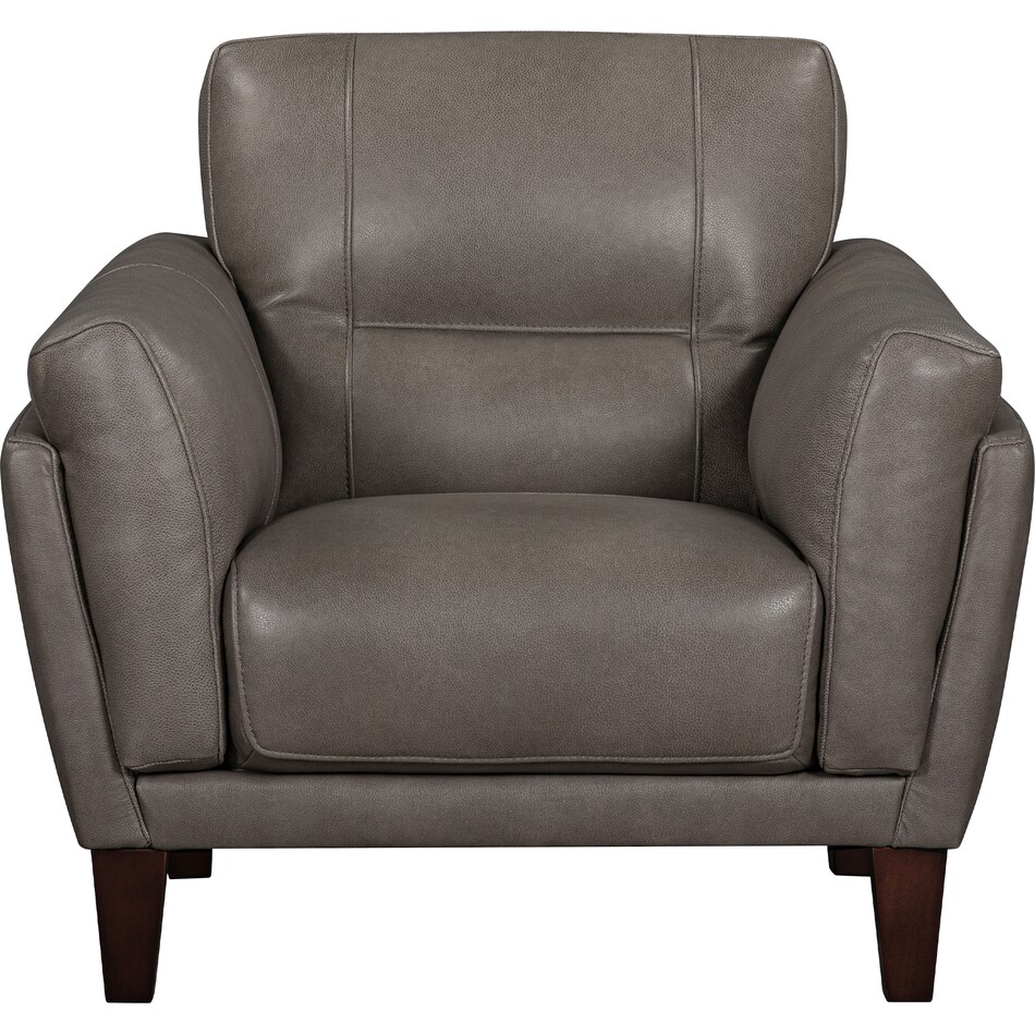  gray leather   