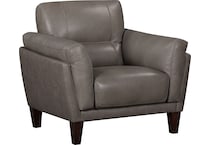  gray leather   