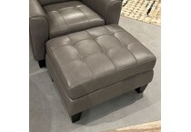  gray ottoman   