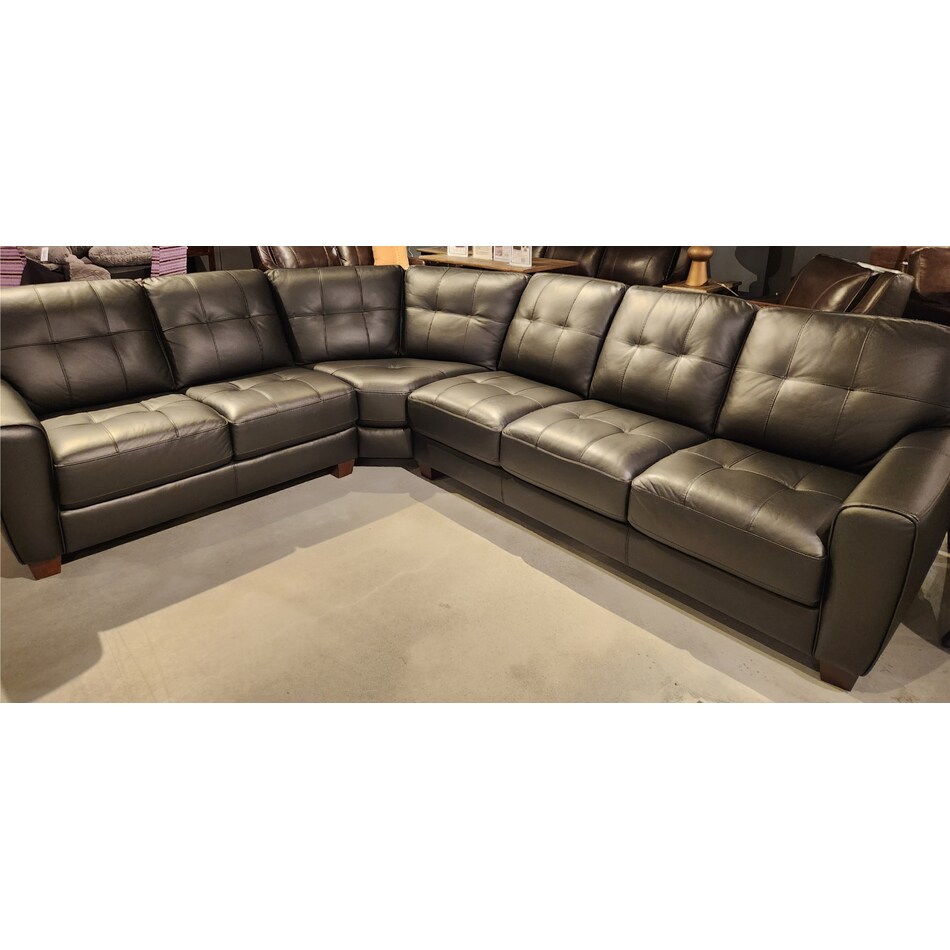  black leather   