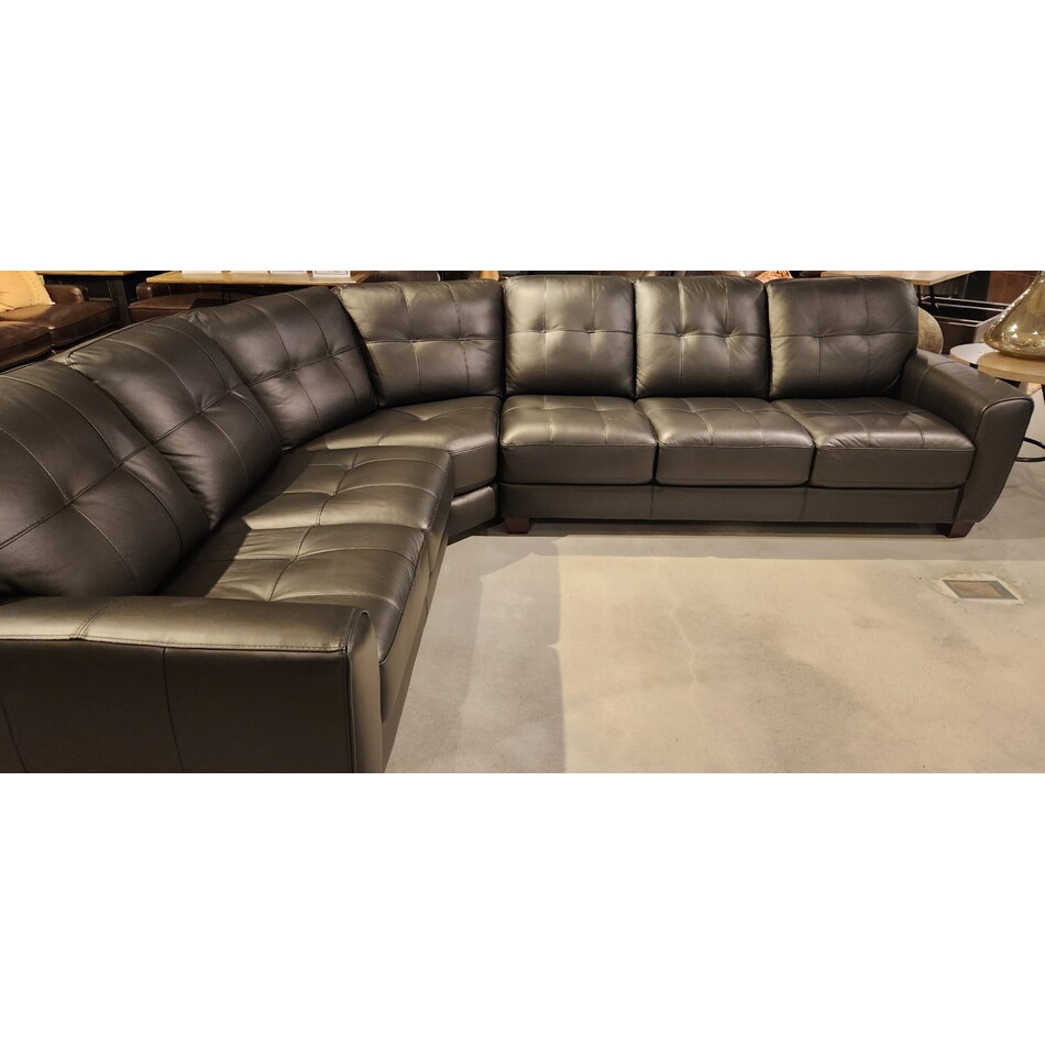  black leather   