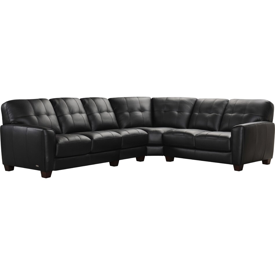  black leather   