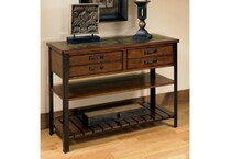  brown occasional tables all   