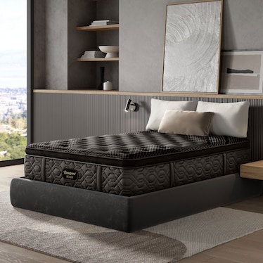 Black Medium Split King Mattress