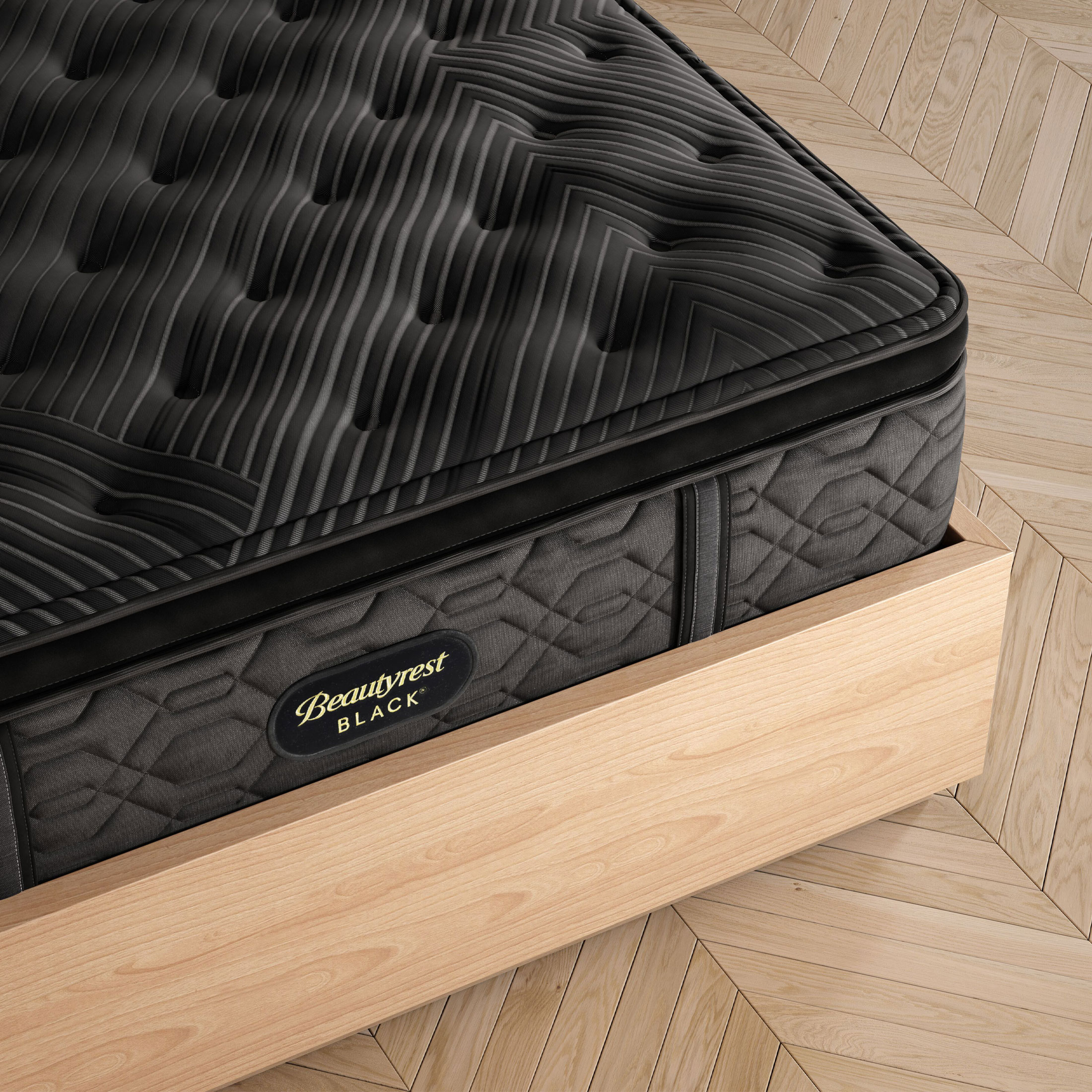 Black Medium Queen Mattress