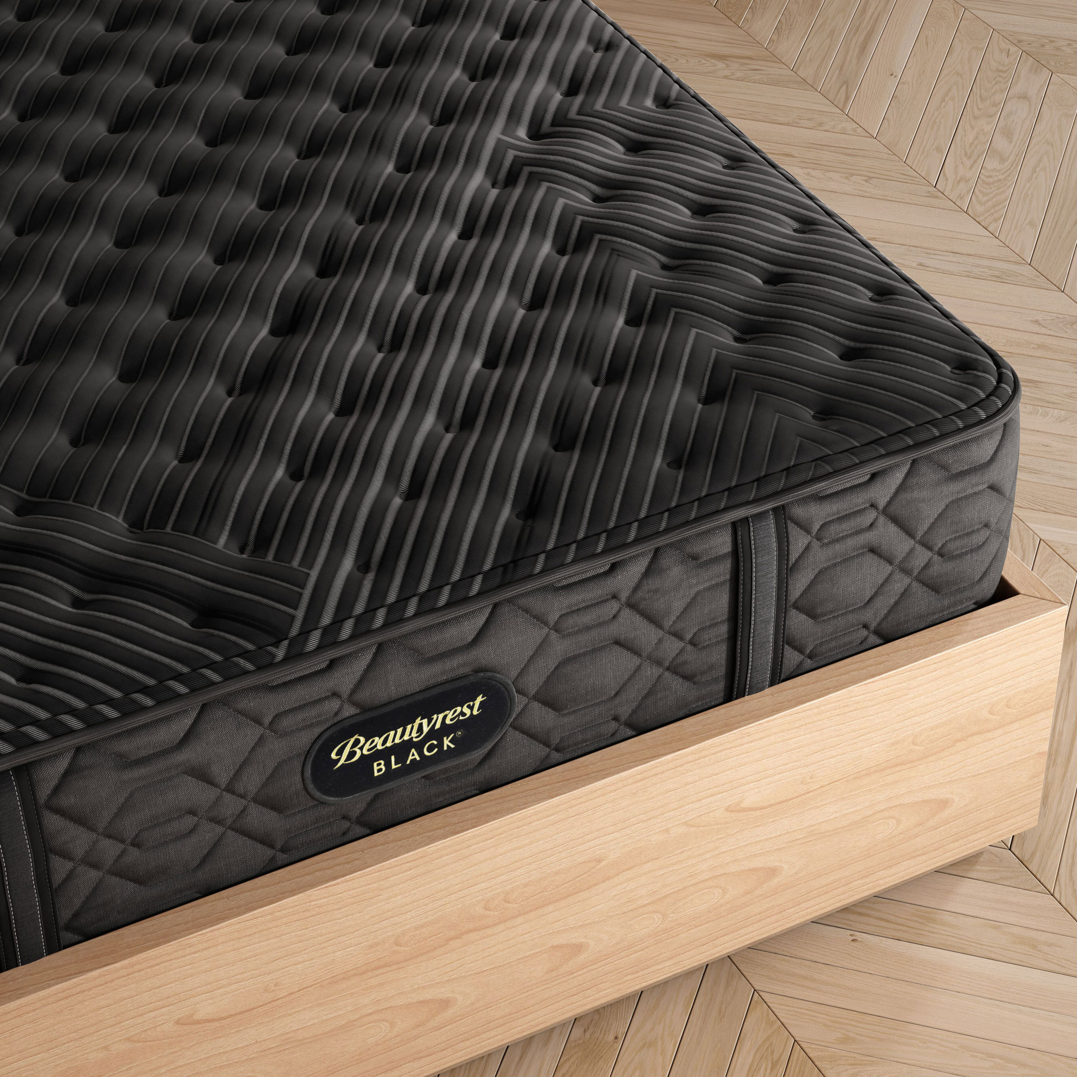 Black Extra Firm Queen Mattress