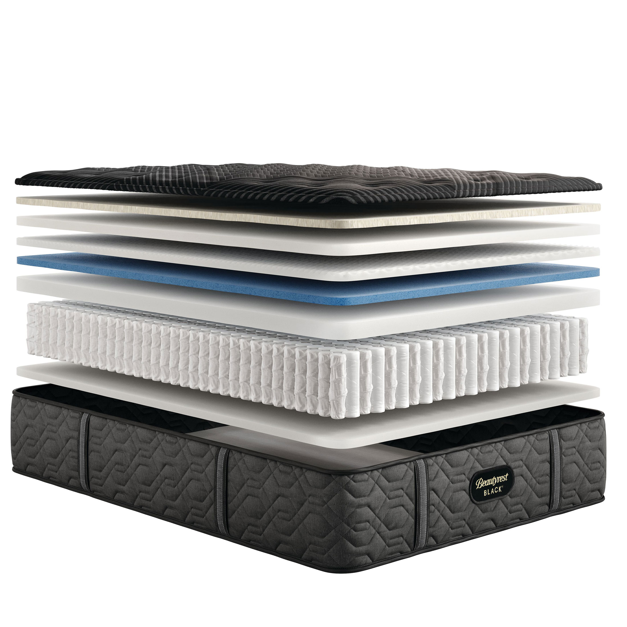 Black Medium Split King Mattress