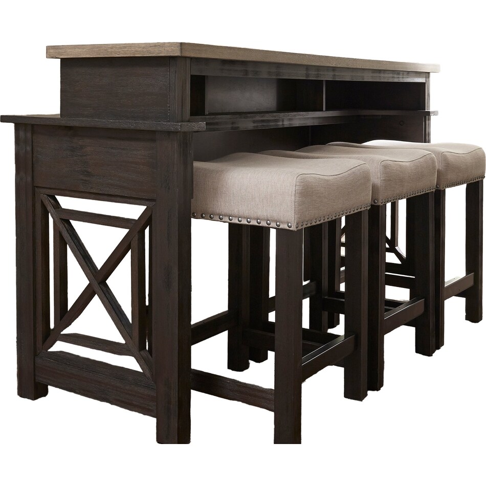  brown occasional tables all   