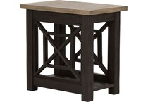  brown occasional tables all   