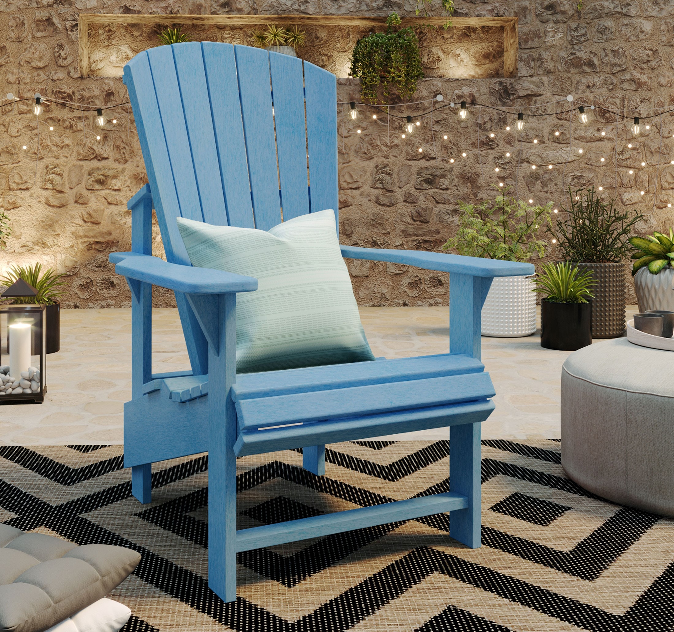 Ambessa Outdoor Upright Adirondack