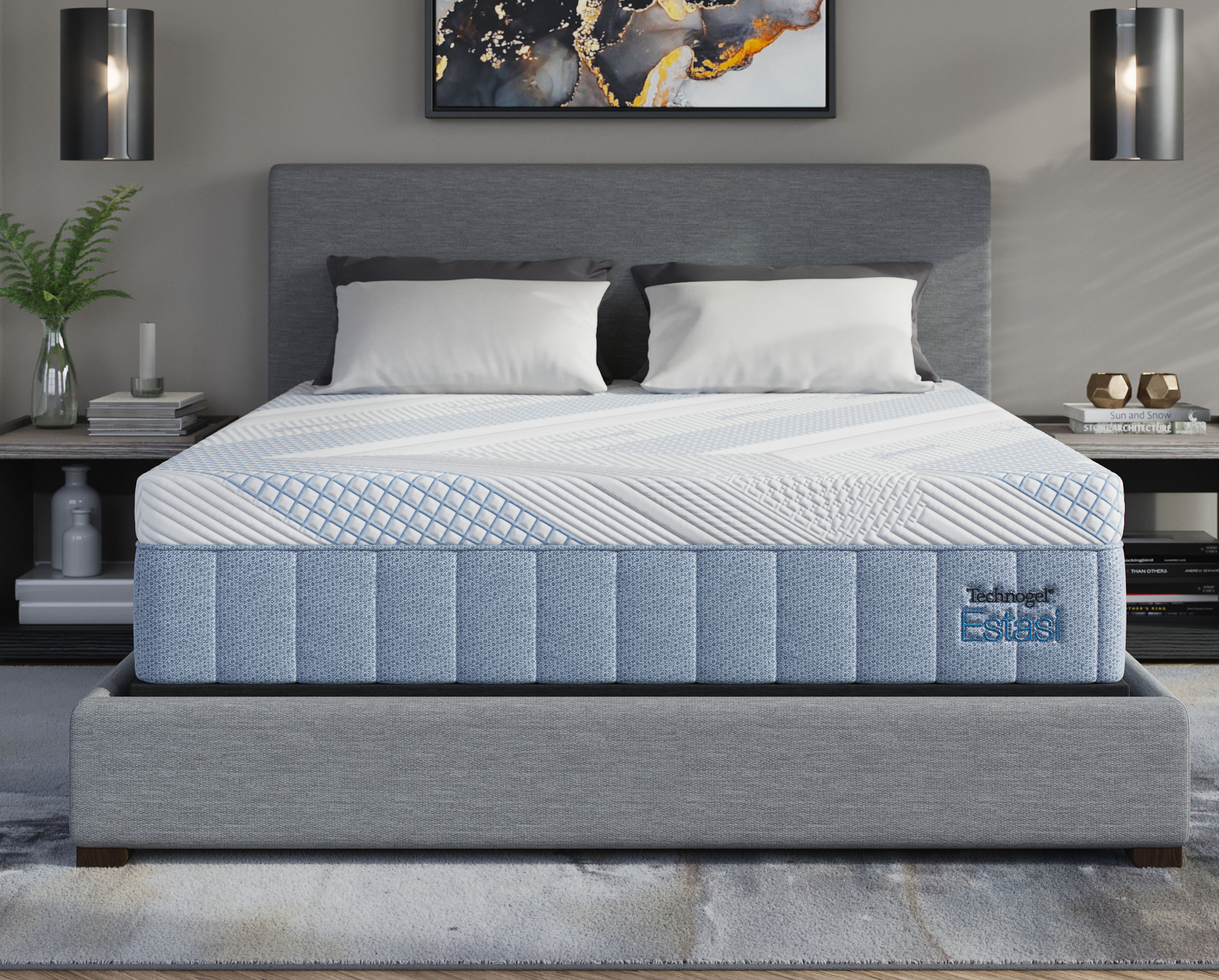 Estasi Medium Plush Queen Mattress
