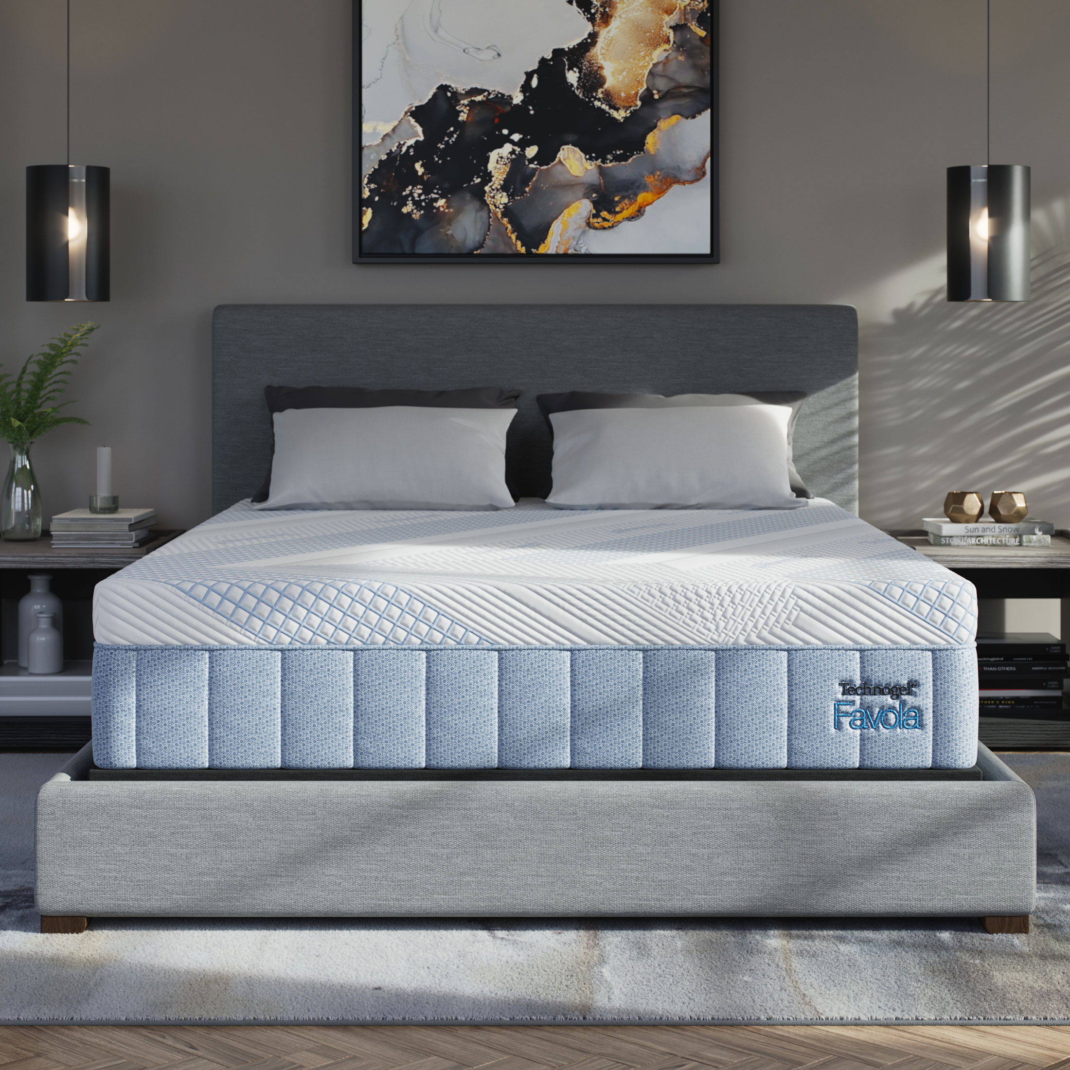 Favola Medium Split King Mattress