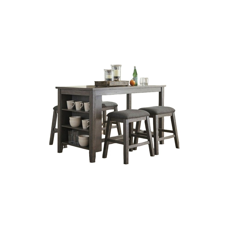 gray pub   bar units   stools   