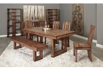  brown dining room   