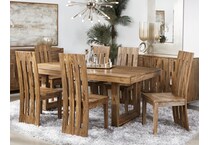  brown dining room   