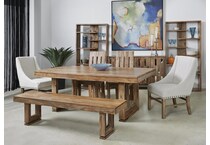  brown dining room   