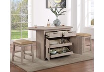  gray pub   bar units   stools   