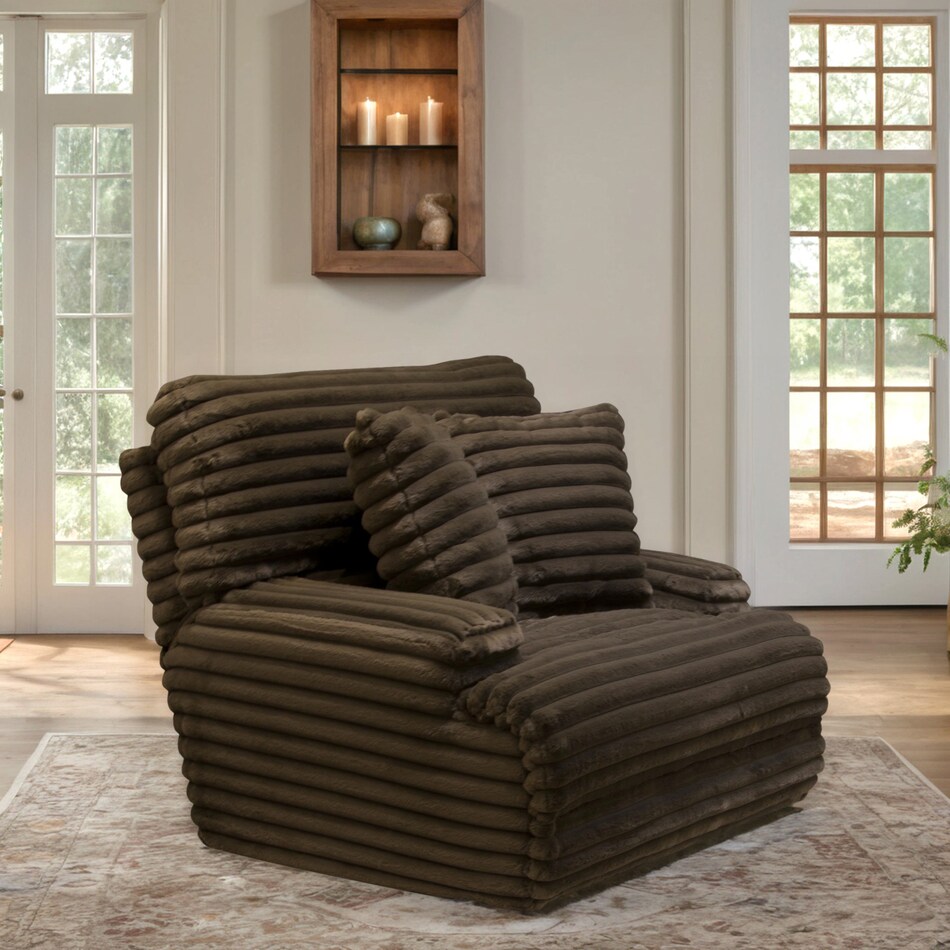  brown recliner   