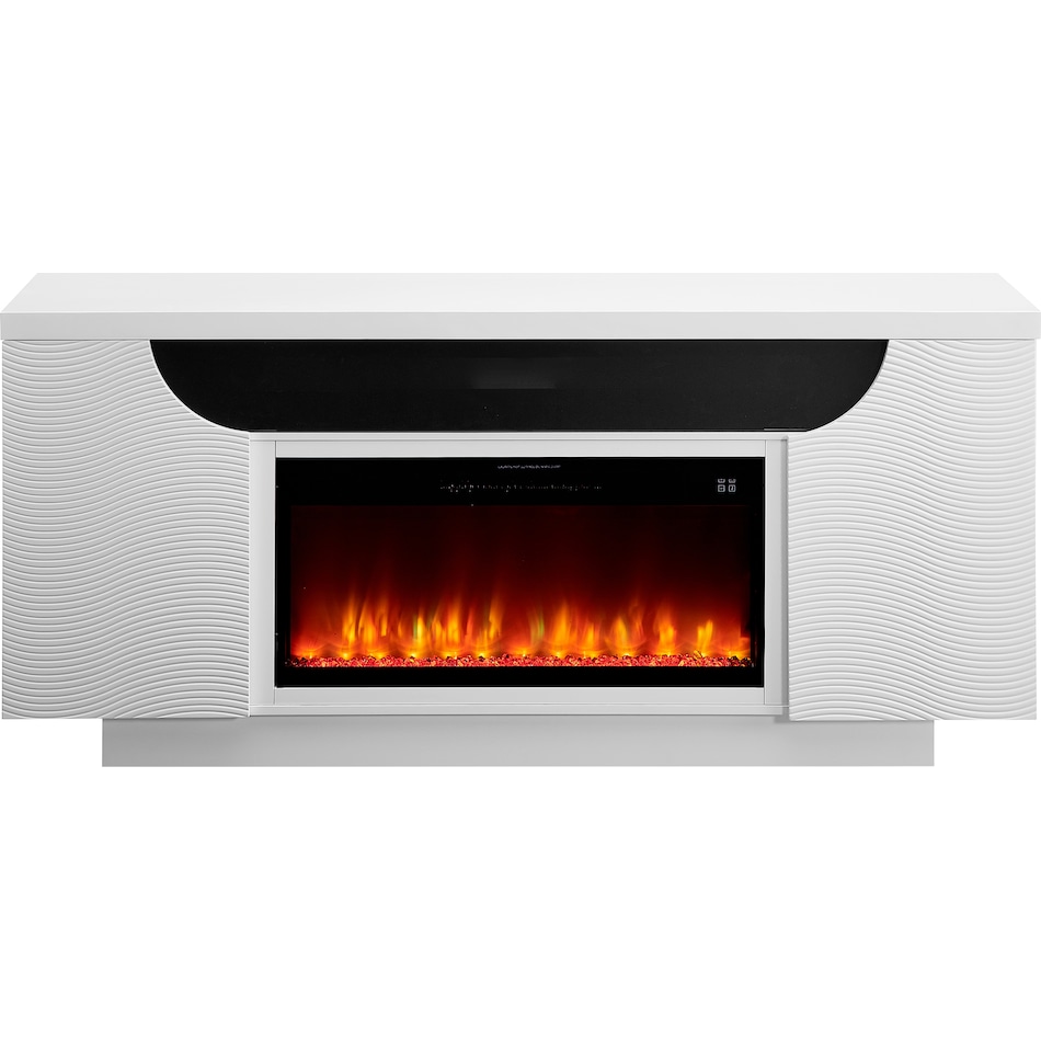  white fire places   