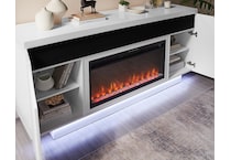  white fire places   