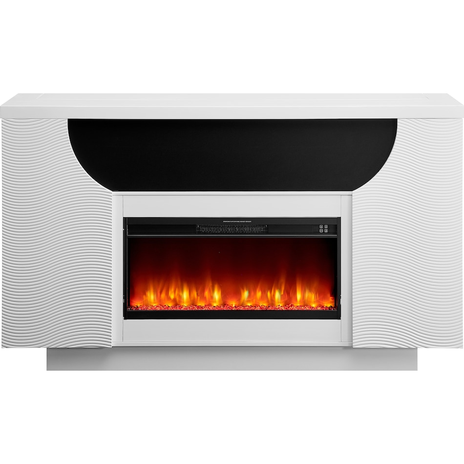  white fire places   