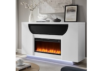  white fire places   