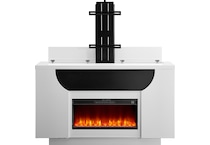  white fire places   