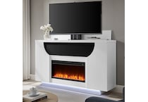  white fire places   